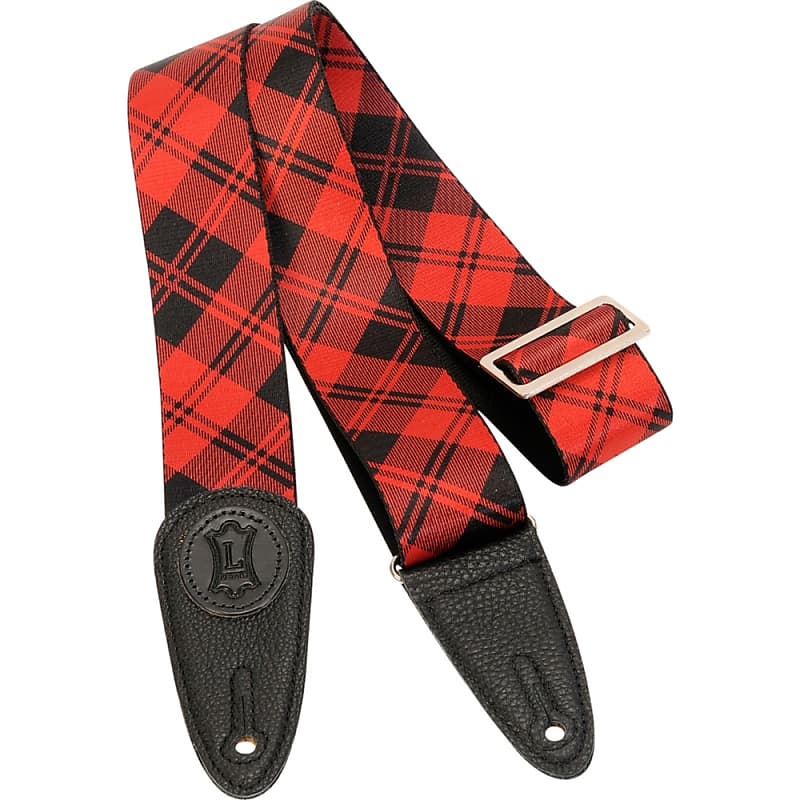 Plaid guitar store strap