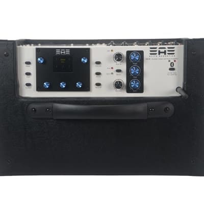 Elite Acoustics EAE D6-58 BLK 120W Acoustic Amp with Six Chan Digital Mixer, LFP Battery and Bluetooth image 1