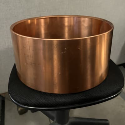 Copper Snare - Shell ONLY - 6.5x14 - Pearl Free Floating Insert (or build out) image 2