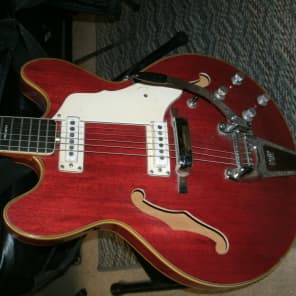 Vox Super Lynx Deluxe 1966 Red image 1