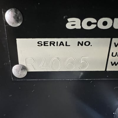 Acoustic  Model 140 Solid State Bass amplifier head 1972-1976 - w/original cover image 14