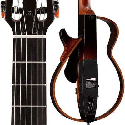 Yamaha SLG200N Silent Nylon String Guitar 2023 - Tobacco Sunburst image 5