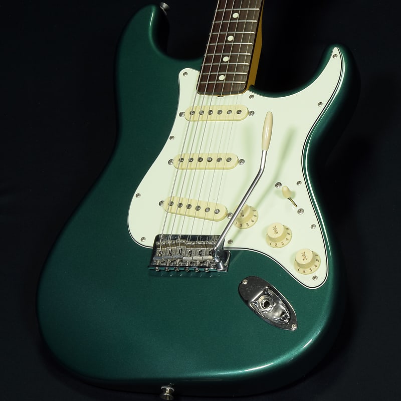 Fender MIJ Hybrid 60s Stratocaster Sherwood Green Metallic (S/N:MIJ  JD18014262) (12/25_002)