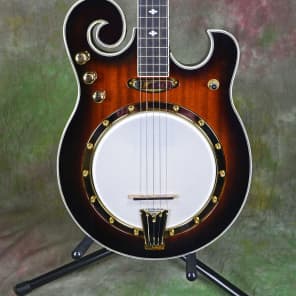 Gold Tone EBM-5+ F-Style 5-String Electric Banjo (Left-Handed)