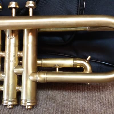 H.N. White Liberty Vintage 1938 Trumpet With Custom Jazz Brushed-Brass Finish In Excellent Condition image 7