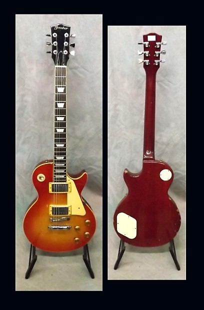 1980 s Fresher Les Paul Sunburst Reverb