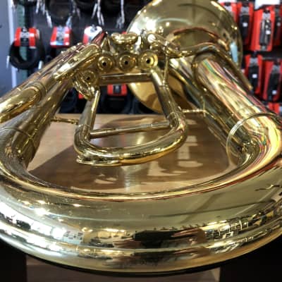 1982 King USA Legend Series 2280 Intermediate Model Gold Lacquered Bb Euphonium with Case & Mouthpiece image 15