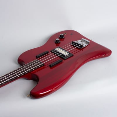 Guild  Jet Star Solid Body Electric Bass Guitar (1966), ser. #SD-179, original grey hard shell case. image 7