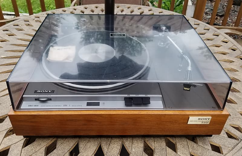 Vintage Sony PS2251 Direct Drive Turntable (Rare) Reverb