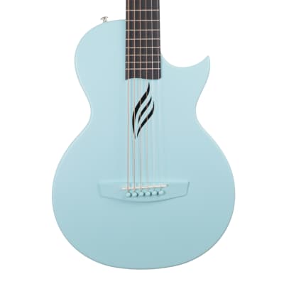 Enya Nova Go Carbon Fibre Acoustic Guitar, Blue for sale