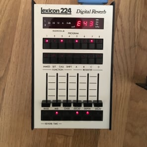 Lexicon 224 Digital Reverb With Remote image 3