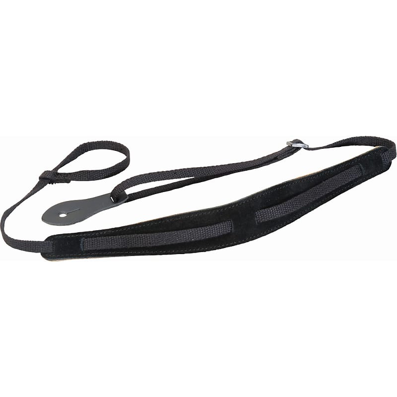 Levy’s 1/2″ Wide Black Cotton Mandolin Strap | Mega Music Store