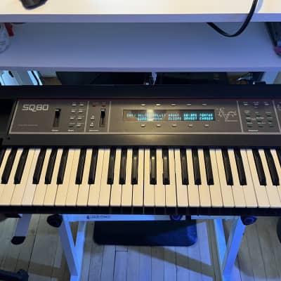 Ensoniq SQ-80 Cross Wave Synthesizer 1988 - Black