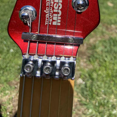 Ernie Ball Music Man Axis EX 1990s Solid Cherry Red (Sparkle) - EVH style MIJ image 6