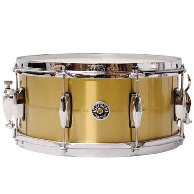 Gretsch GB4167BBR Brooklyn Bell Brass 6.5x14" 8-Lug Snare Drum