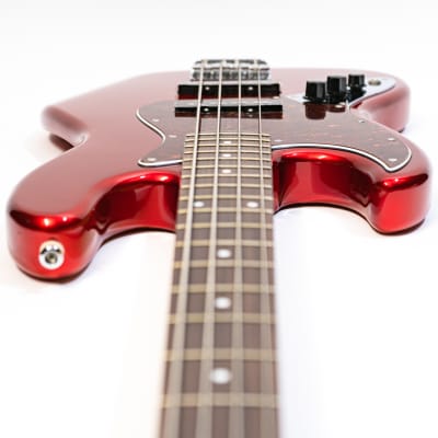 2012 Tokai Jazz Sound Electric J Bass - Candy Apple Red - Lefty image 9