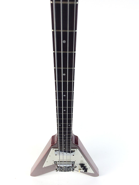 Greco Flying V Bass, Heritage Cherry, MIJ, 1975, RARE | Reverb