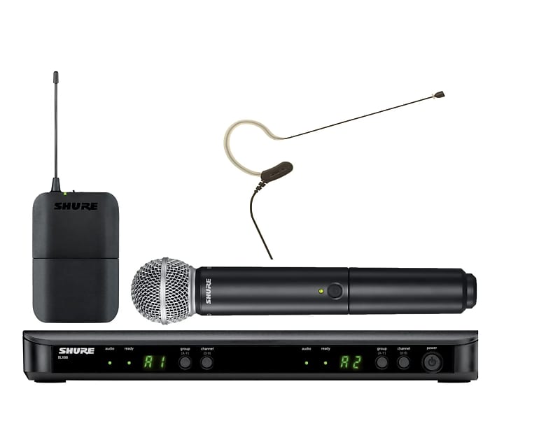 Shure BLX1288/MX153 UHF Wireless Microphone System - Perfect | Reverb