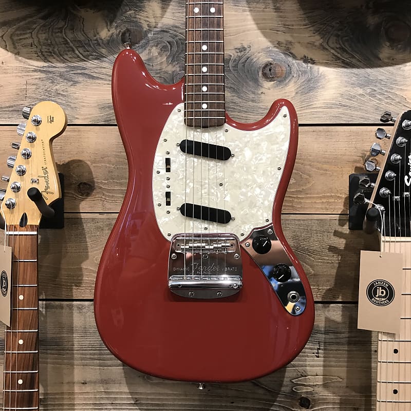 【人気No.1】 1994-1995, MIJ Mustang Fender Dakota Reverb | Red ギター