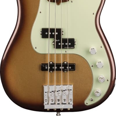 Fender American Ultra Precision Bass Rosewood Fingerboard Mocha Burst image 10
