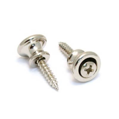 Dunlop Strap Button Set For Straplok Dual Design Strap Locks - Nickel –