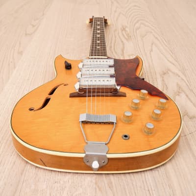 1960s Kay Pro P-3 Thinline Doublecut Vintage Guitar Barney Kessel Kleenex Box w/ Case, Swingmaster image 11