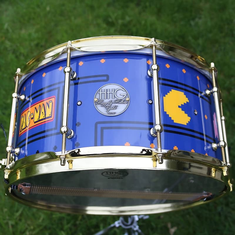 HHG drums 14x7 PACMAN Snare 2021 With Gold Hardware Reverb
