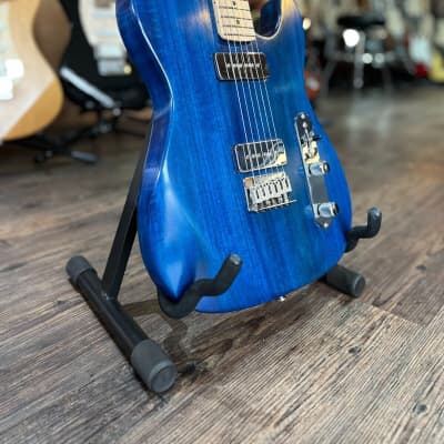 Deepset Tau 4 (T-Style, P90s, Handmade in Devon) Blue Electric Guitar for sale