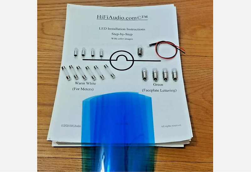 McIntosh MC2155 bulbs lamps lights  			