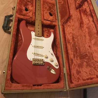 Fender Limited Edition Classic Series '50s Stratocaster, Fiesta Red 2018 Fiesta Red image 9