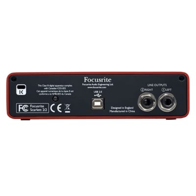Focusrite Scarlett 2i2 3rd Generation 2-in 2-out USB Audio Interface w/ XLR Cab image 3