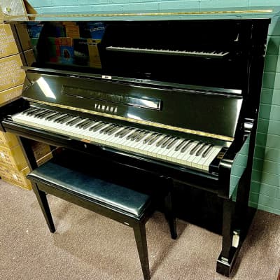 Yamaha U1 Acoustic Piano Polished Ebony image 9
