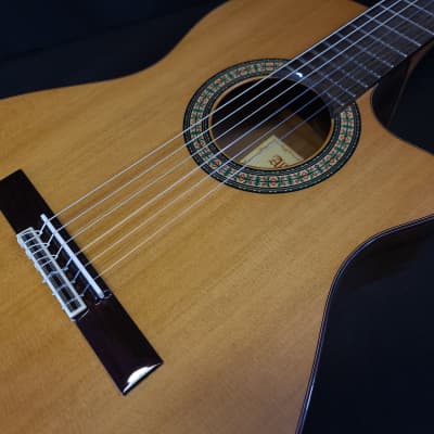 Alhambra 3C CW E1 Cutaway Acoustic Electric Classical Nylon String Guitar/Gig Bag image 6