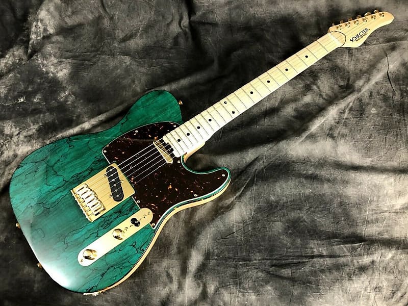 SCHECTER PS-PT-SP Ocean Green Maple