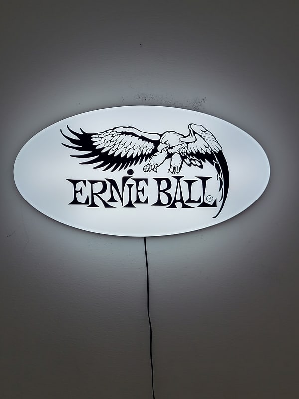 Ernie Ball Dealer Style Light Up Sign Killer Cool Man Reverb