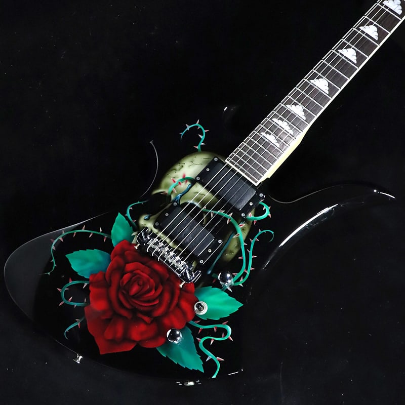 FERNANDES MG-160R / HIDEギター 薔薇と髑髏 - エレキギター