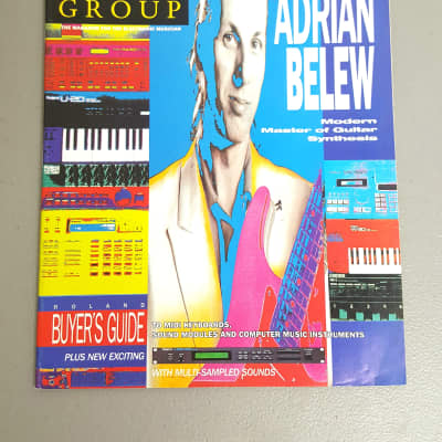 Roland Users Group Magazine - Vol 7 no 4 - Adrian Belew, D-50/550, U-220, S-550 - 1989