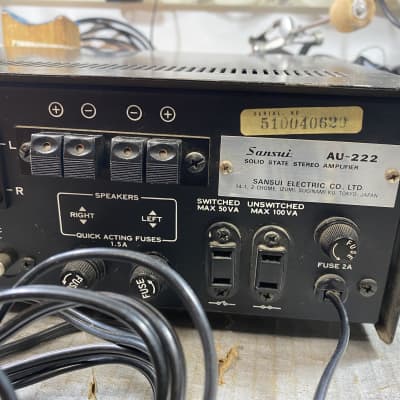 Sansui AU-222 Hi Fi Amplifier image 6