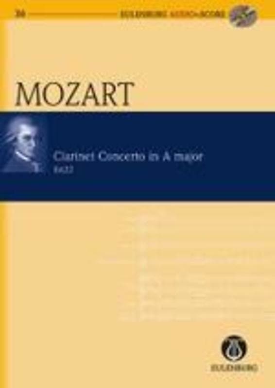 Mozart Concerto A K 622 Study Score Softcover Reverb
