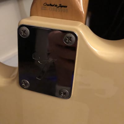Fender Mustang CIJ MG69 Late 90s - Vintage white / cream image 3