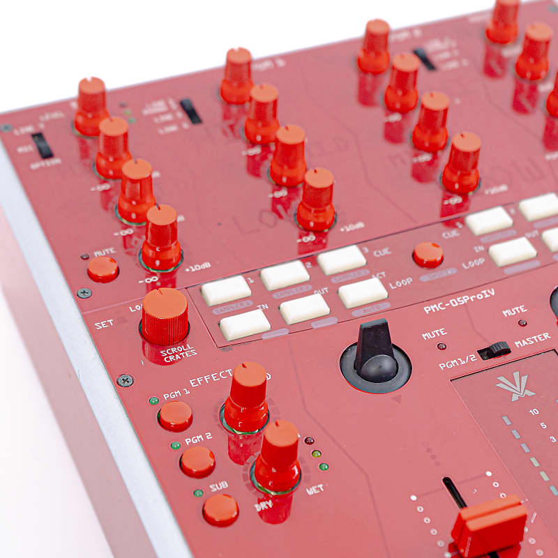 Vestax PMC 05 Pro IV Red Beat Series Mixer Controller with
