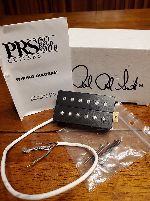 PRS Tremonti Treble Bridge Pickup, Humbucker, Black Uncovered | Reverb