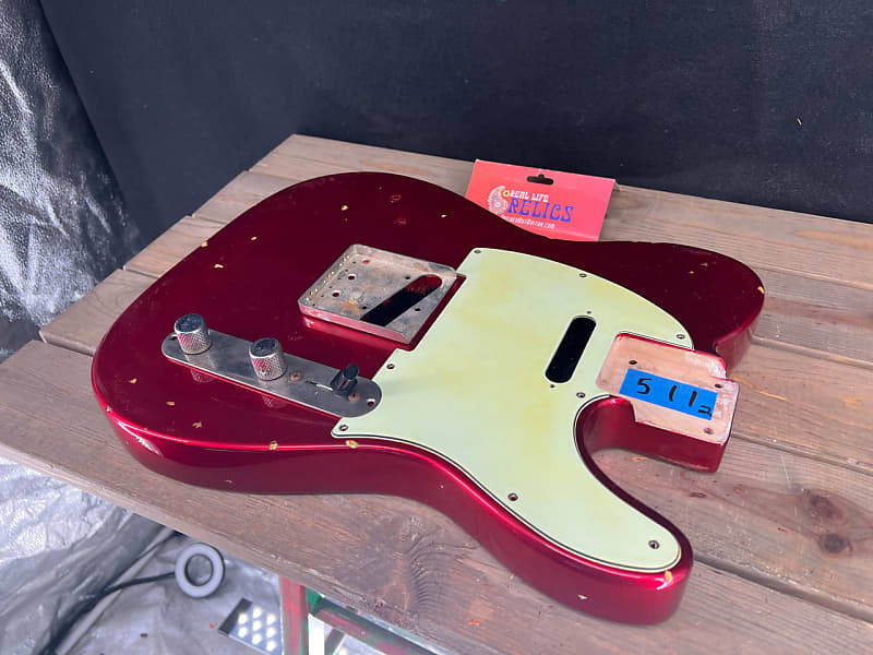 Real Life Relics Tele® Telecaster® Body Aged Candy Apple Red #2 image 1
