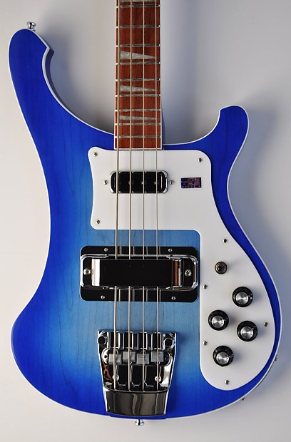RARE 2005 Rickenbacker 4003 BlueBurst MINT with Original Case Blue Burst Rick Bass