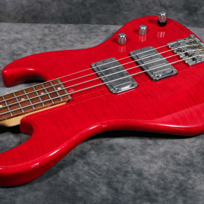 Mid-90s Mike Lull JT4 - Trans Red Over Flamed Maple image 10