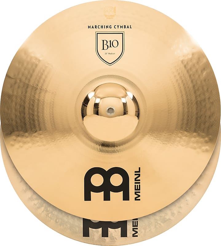 Meinl 20" Professional Marching Hand Cymbals B10 (Pair) image 1