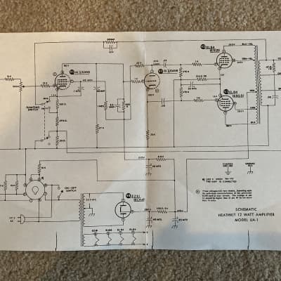 Vintage Heathkit UA-1 Monoblock Power Amplifier, Fully | Reverb