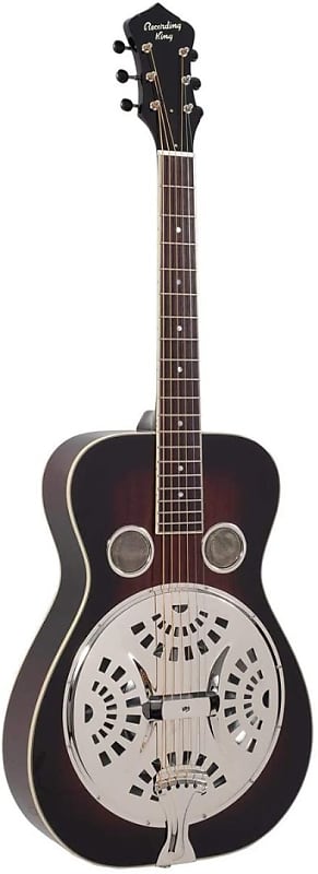 Recording King RR-36-VS Maxwell Round Neck Resonator Vintage