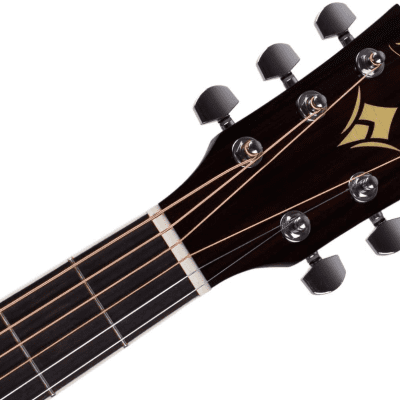 Washburn HD10SCE Heritage Series Dreadnought Cutaway Solid Spruce 6-String  Acoustic-Electric Guitar image 7