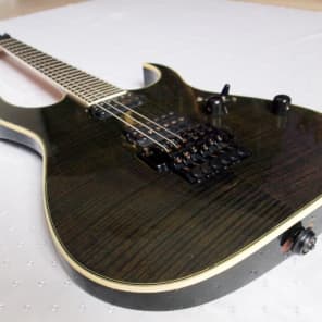 Ibanez J-Custom RG 1702 1997 Silky Black | Reverb